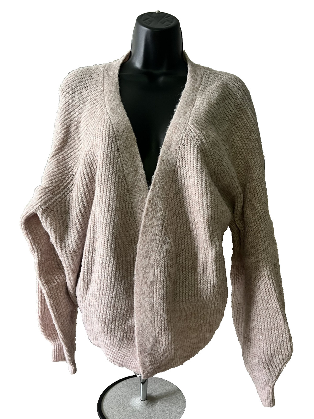 Women's Lauren Conrad Size XL Coffee Brown Knit Long Sleeve Cardigan